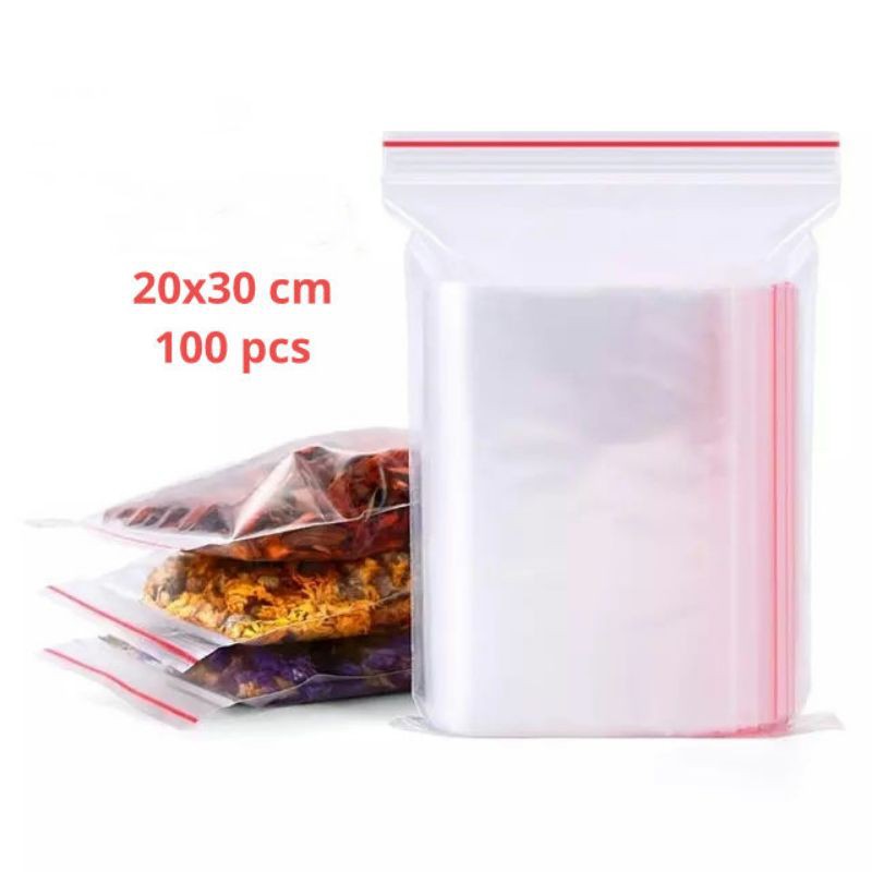 Plastik Klip Baju 20x30 Zip Lock