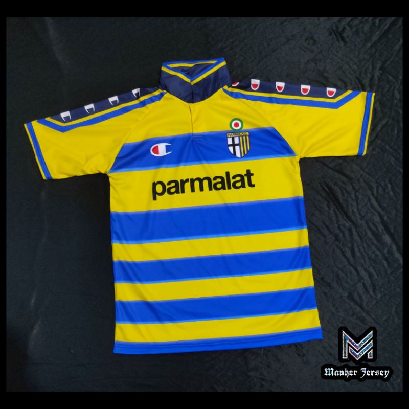 Jersey Parma Retro Calcio Home 2001 2002 Full Printing Custom