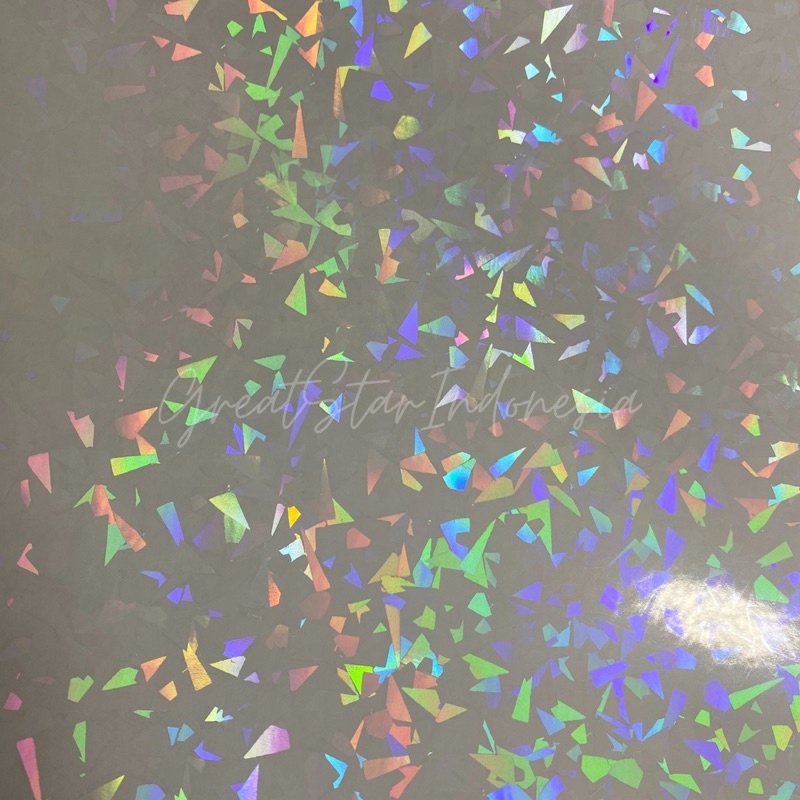 

H7Y Cold Lamination Film Holographic Broken Glass A4/20