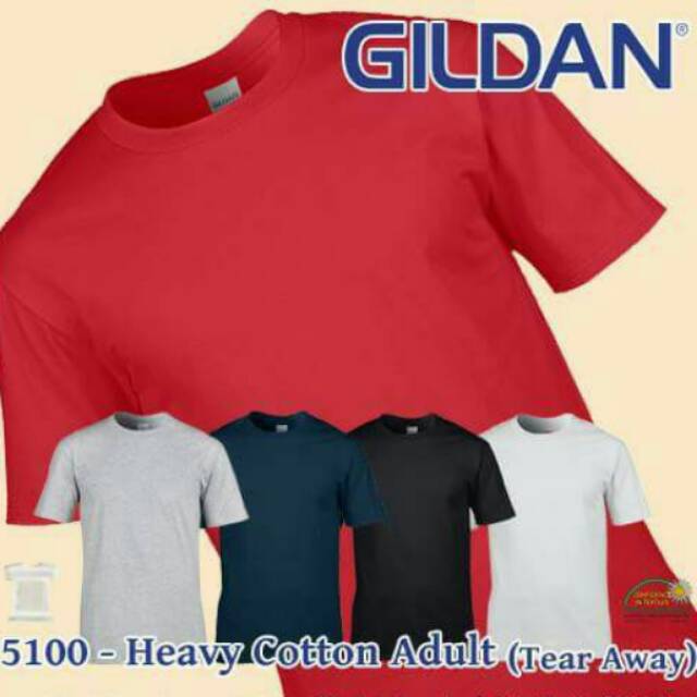 Kaos Polos Import Gildan Heavy Cotton Size XXL