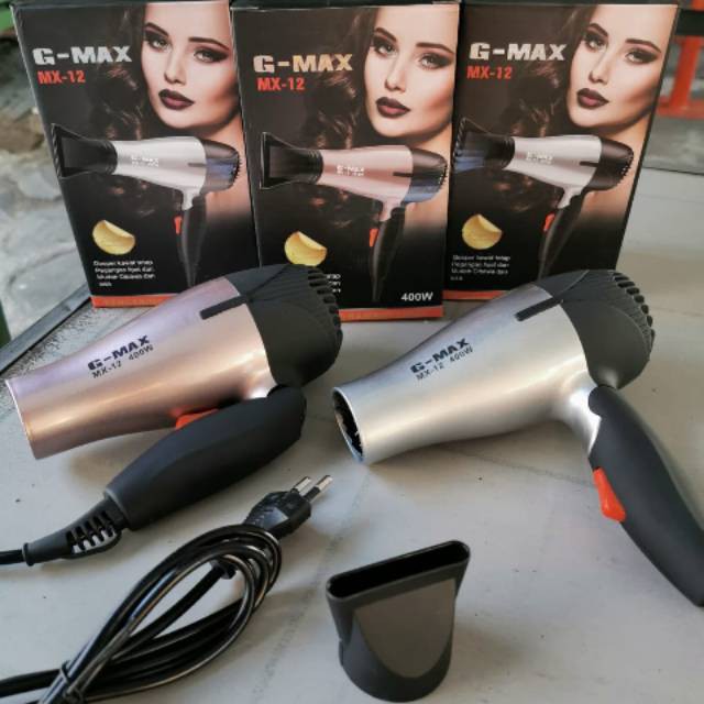 HAIR DRYER HAIRDRYER G-MAX MX-12 PENGERING RAMBUT LIPAT