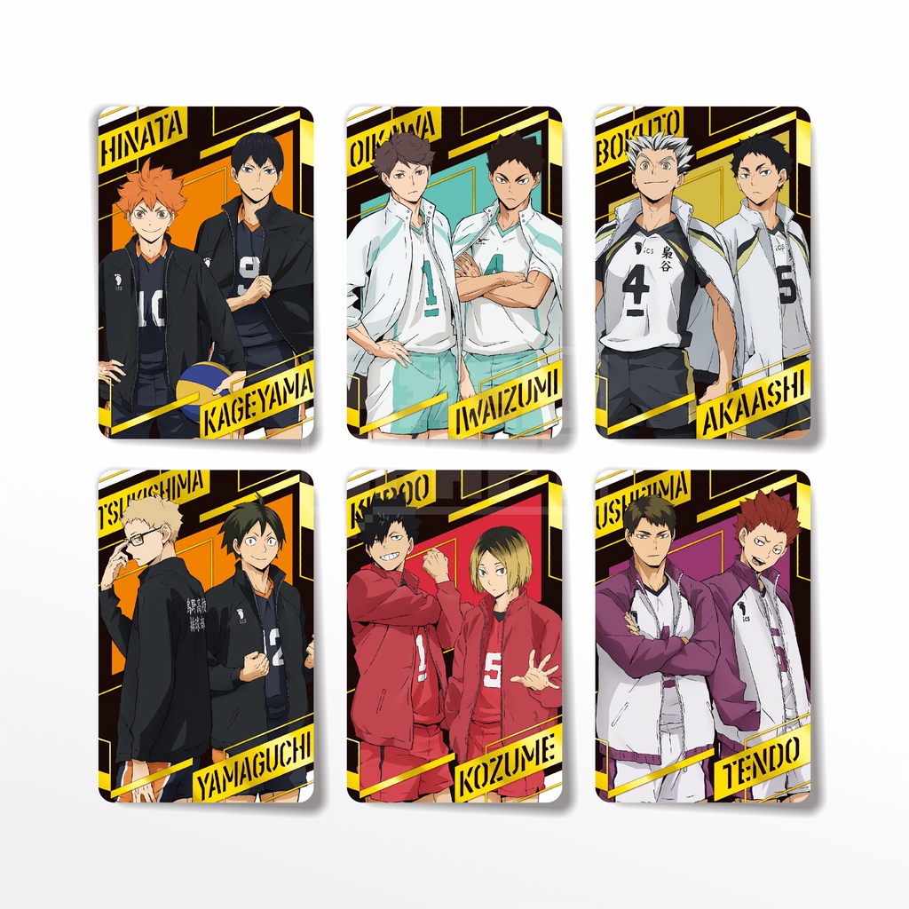 Photocard Karakter Anime Haikyuu Ver. 2