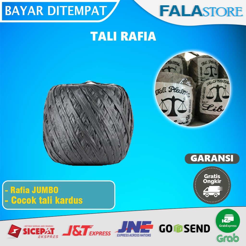 

Tali Plastik Rafia Rafiah Rapia Gulungan Besar Jumbo Roll Kuat