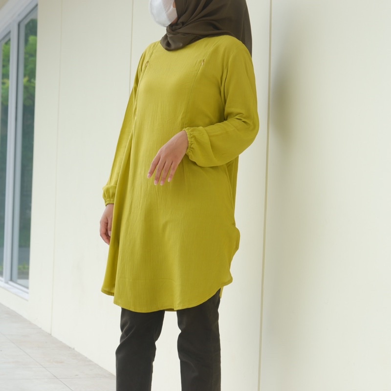 Dress Daster Tunik Anak - Baju atasan tunik menyusui murah - Busui ALANIS Tunic