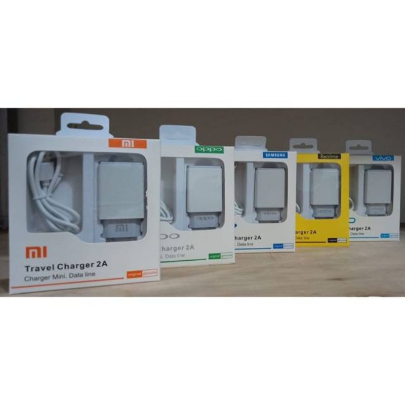 Tc Travel Charger Mini Merek Ori 99% 2A Real Kwalitas Baguss lo