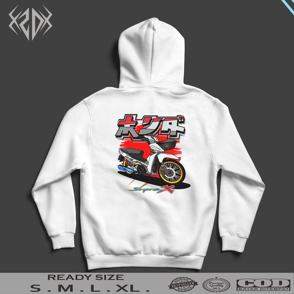 HOODIE HONDA SUPRA X JAPANESE SERIES 020 / HOODIE PRIA / JAKET PRIA / HOODIE KEREN
