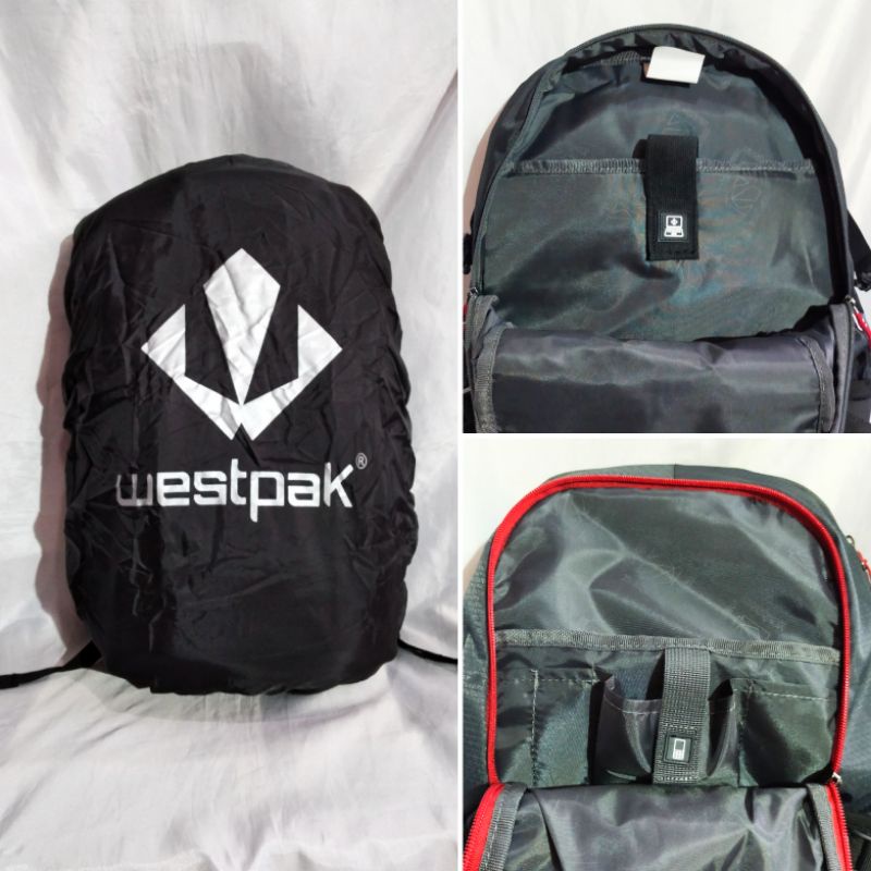 tas ransel laptop - daypack - backpack - westpak 63WP655 original free raincover