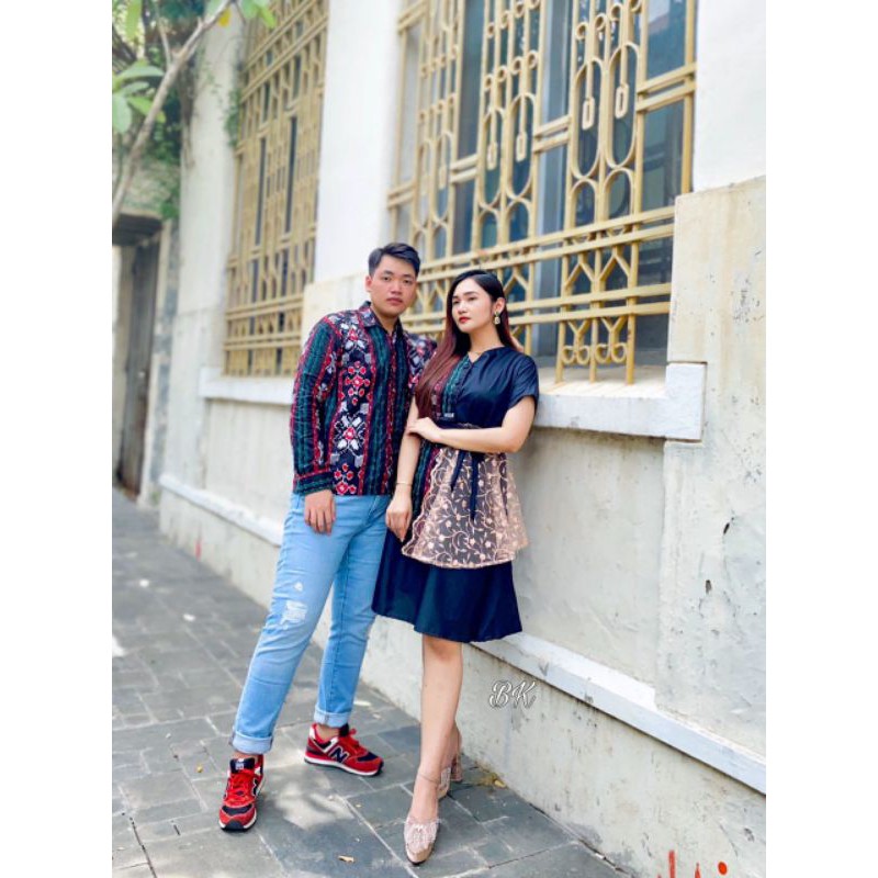 COUPLE DRESS BATIK BROKAT COUPLE DRESS BROKAT SONGKET