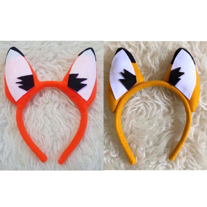 Topeng Serigala Wolf Topeng Rubah Fox Kostum Rubah Bando srigala Bando Rubah Hewan Swiper Cosplay