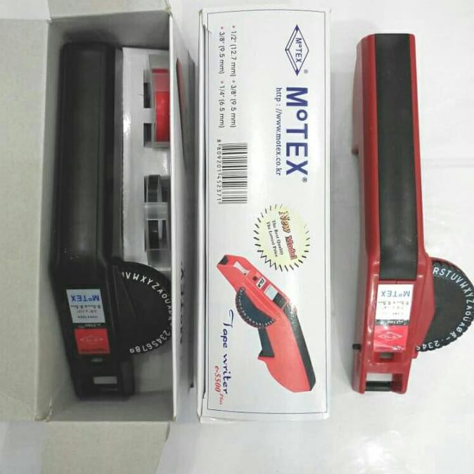 

Motex embossing label maker E-5500