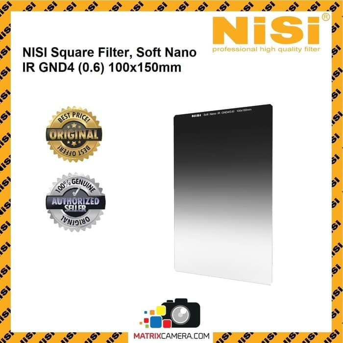 NiSi Soft GND4 GND 4 0.6 100x150mm Square Filter