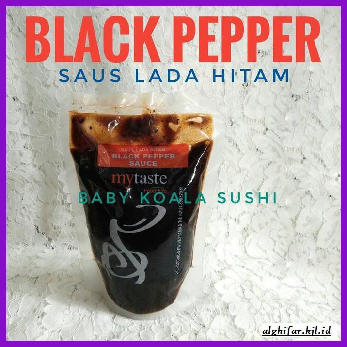 

gnidderdsaus- black pepper sauce | saus lada hitam saos instan my taste -asliiiiii.