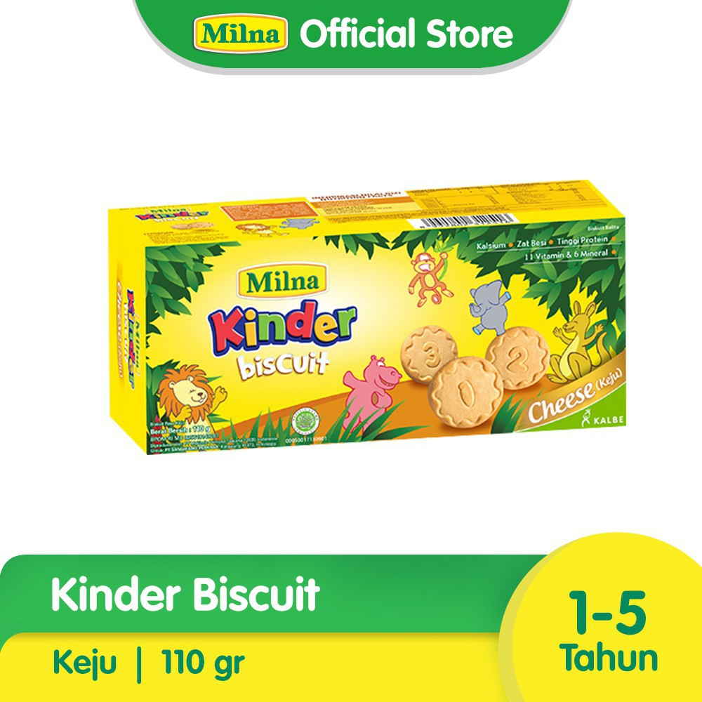 Milna Biskuit Toddler Coklat 110gr Biskuit Bayi Biskuit MPASI Cemilan Anak