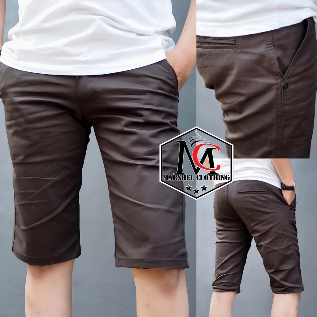 RCL - Celana Pendek Mocca Pria Cargo Kimpol Chino Termura Yangg Teraris Size JUMBO 27--34 S.M.L.XL