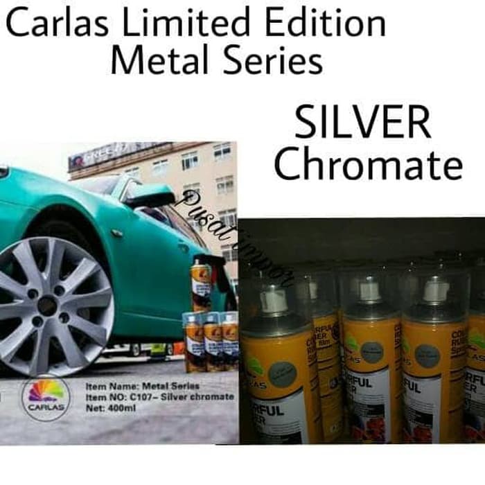

CARLAS RUBBER PAINT SILVER CHROMATE / CARLAS METAL SERIES C107 P-I