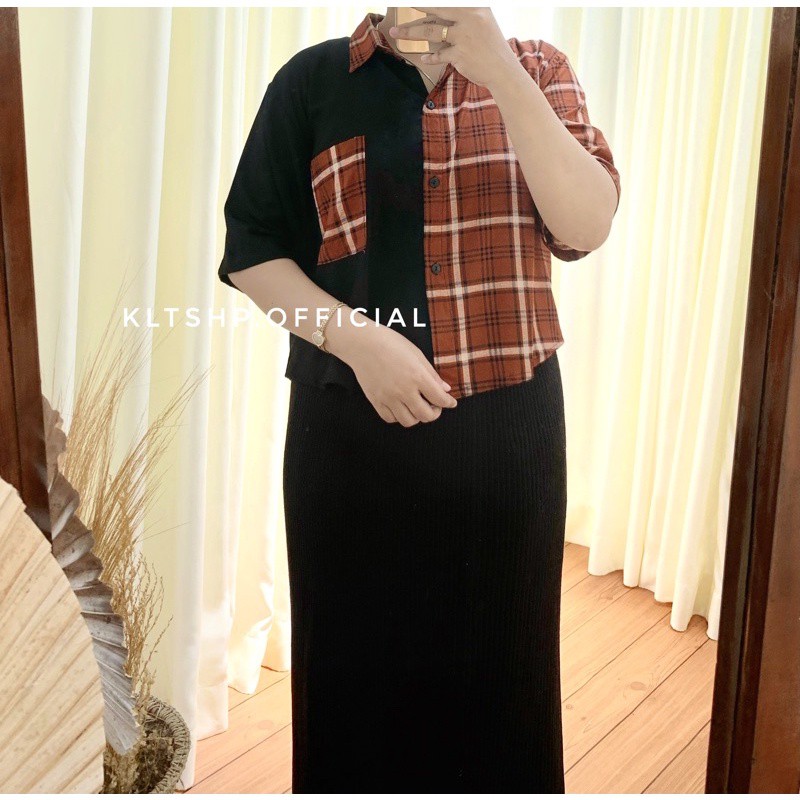 BLOUSE RAYON KOMBINASI || BLOUSE RAYON MOTIF