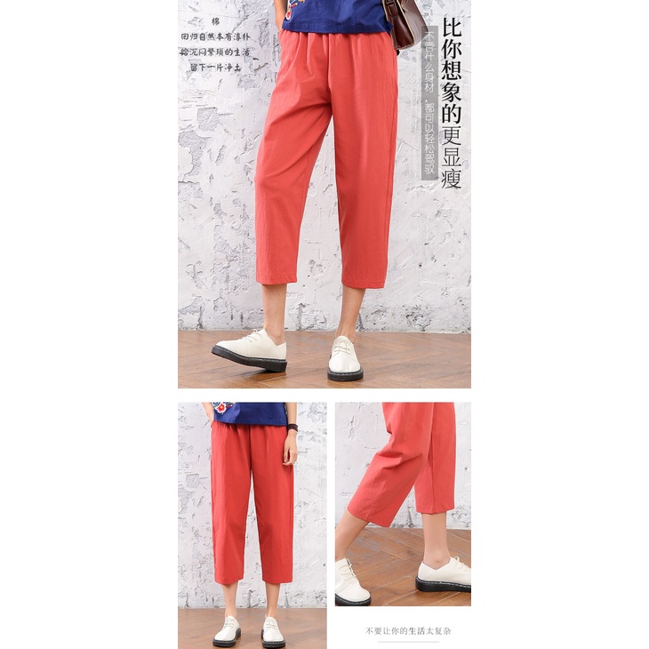 KBT-33 celana panjang bawahan wanita casual import korea jepang adem basic