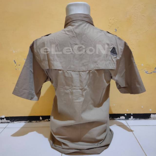 Kemeja Snepring Krem Kemeja Tactical PDL Lapangan Outdoor Kemeja Safari Pendek PDH Snepring Original