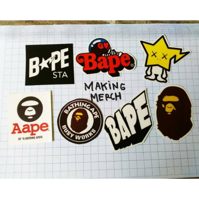 

Stiker Bape