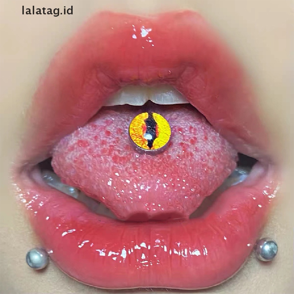 [lalatag] Titanium Steel Colorful Tongue Nails Piercing Body Studs Piercing Body Jewelry [ID]