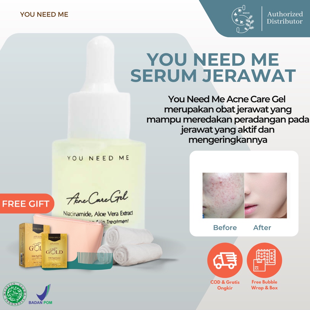 Serum You Need Me serum obat totol Jerawat dan Bruntusan  - 15 ml