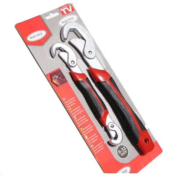 Kunci Serbaguna Snap N Grip Set 2 Pcs Kunci Inggris Shock Pas Socket Wrench