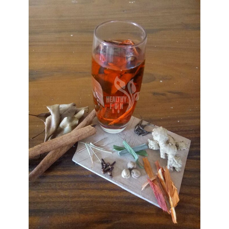 Wedang Uwuh dengan Gula Batu Kuning Kemasan Premium isi 10 | Rempah | Healthy Fun |