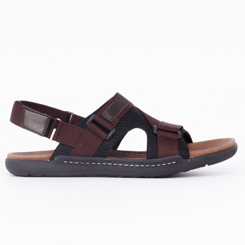 SPEC.033 Sandal Pria Gunung Outdoor rope Brown - Sendal Casual Cowok hikking main gaya