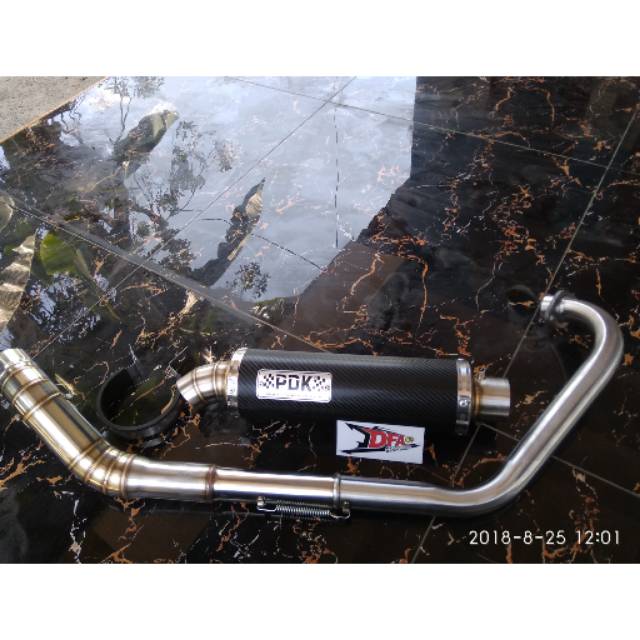 Knalpot racing pdk karbon SATRIA FU/VIXION/SONIC dll