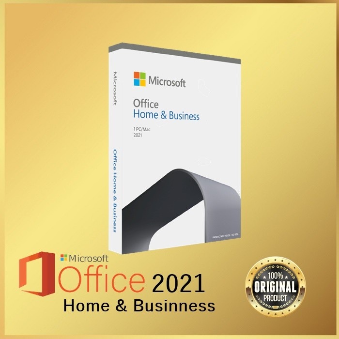 Microsoft Office Home and Business 2021 Original 1 PC Mac Home Busines