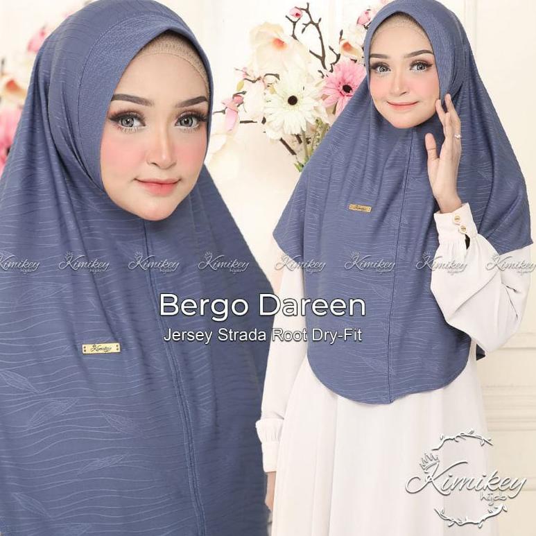 ㄽ Bergo Pad DAREEN by Kimikey Hijab Jilbab Instan Jersey ㊏