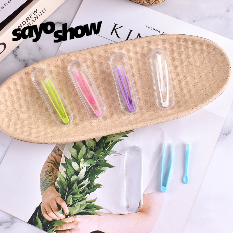 SAYOSHOW - Set Aksesoris Softlens | Penjepit Softlens + Tongkat Stick Pasang |