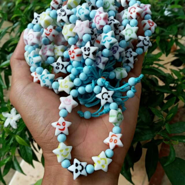 1lusin Gelang Mute Anak Aneka Motif Random