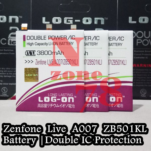 Baterai Asus Zenfone Live A007 ZB501KL ZE552KL ZE520KL C11P1601 Double IC Protection