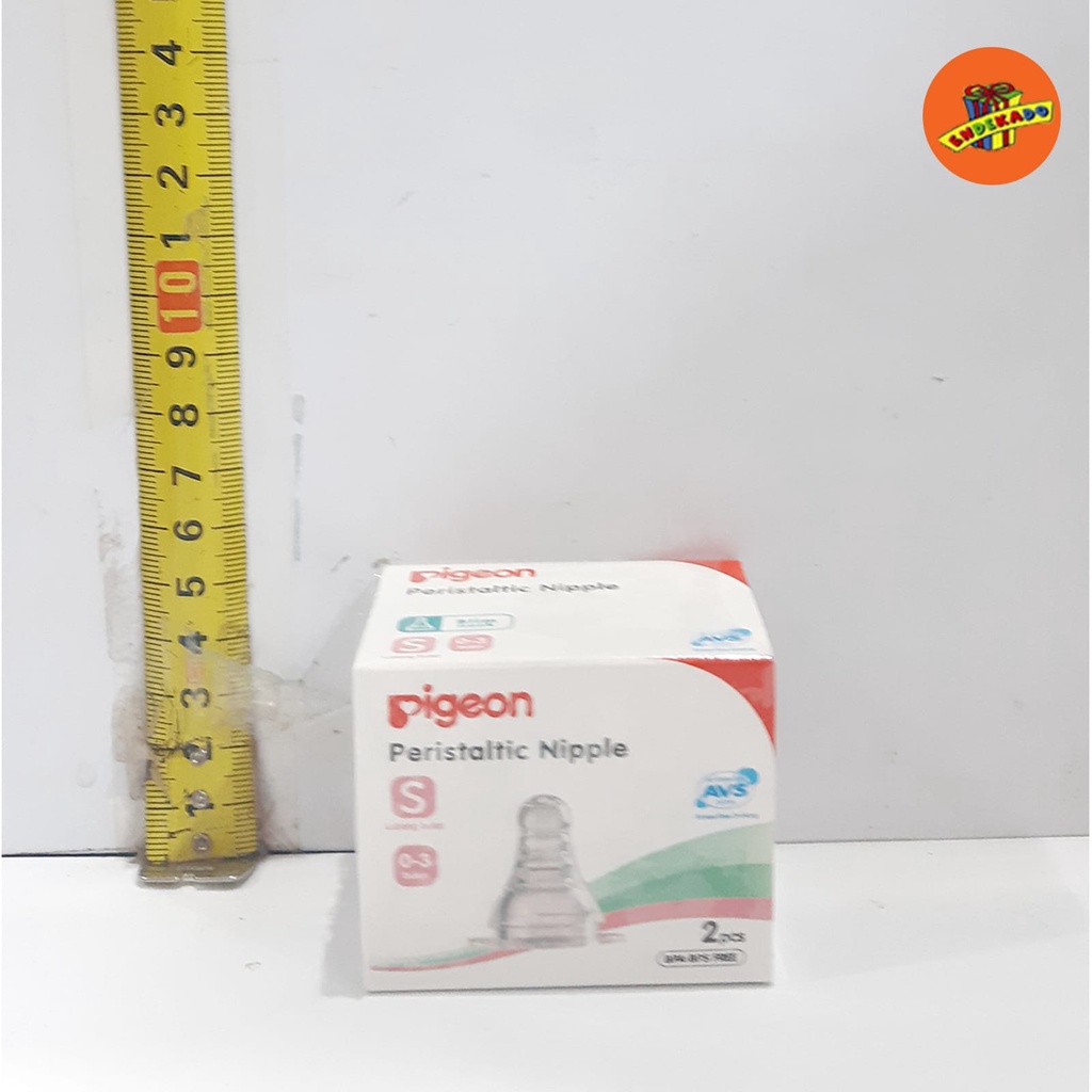 MAKASSAR! PIGEON PERISTALTIC SLIM NECK NIPPLE 2PCS - Dot Bayi