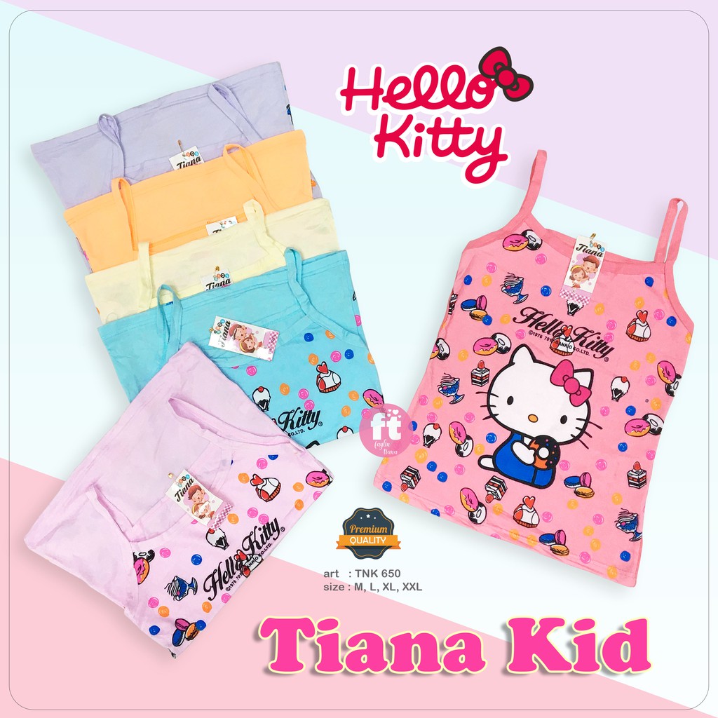 TIANA KIDS | Tanktop Anak / Atasan Anak / Singlet Anak / art TNK 650