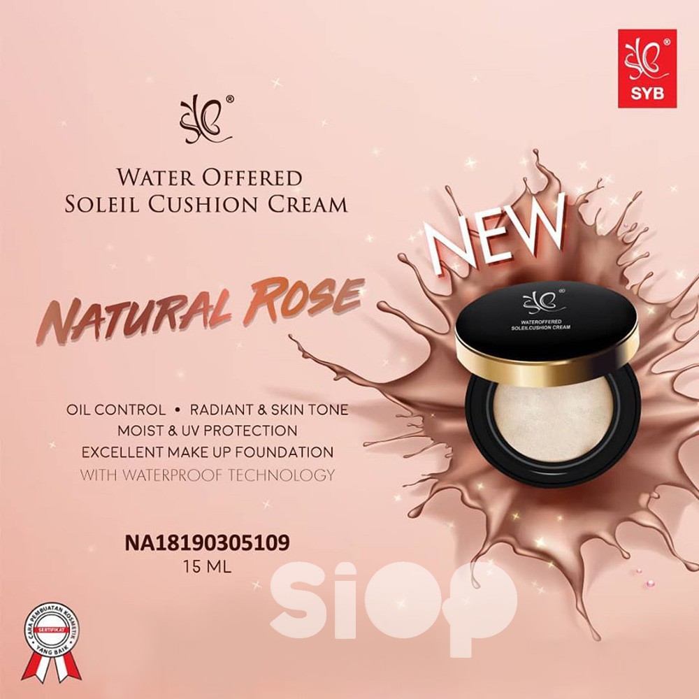 SYB Soleil Cushion Cream GIRLSNEED77 Alas Bedak Fondation