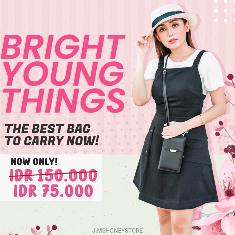 BEATRICE MINI BAG JIMSHONEY TAS HP MULTIFUNGSI