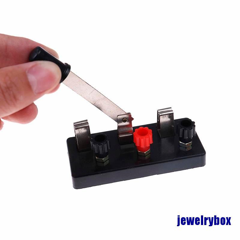 (Jewelrybox) Saklar Toggle Switch Single Pole Double Untuk Eksperimen Sekolah