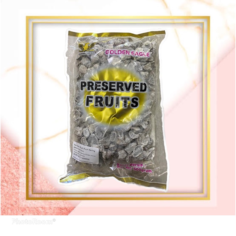 

Preserved Fruits Golden Eagle / Manisan Buah Plum Putih Kering 500 Gram