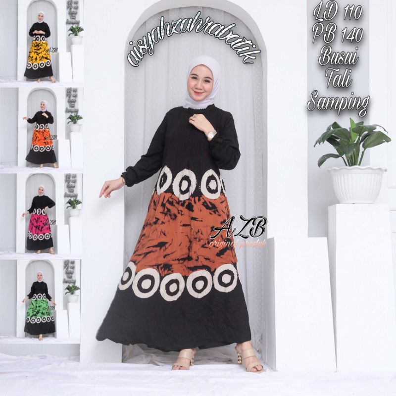 Jual Gamis Twill - Tie Dye - Remaja - Rayon Ori super - Tebal Halus