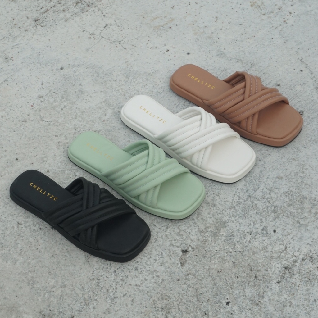 Sandal Wanita Wedges 3cm Puffy/Sendal Anak Dan Dewasa Tali Busa Empuk Women And Kids Slip On