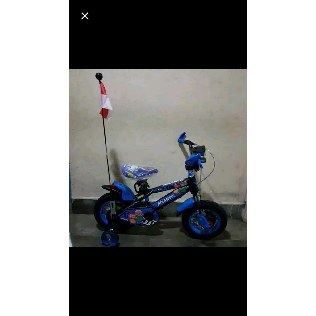 sepeda anak 12 ban jumbo ATLANTIS MODEL TERBARU ADA MUSIK DAN LAMPU BMX 12 ATLANTIS SPARTA SEPEDA