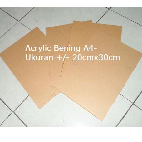 

8PB Acrylic Transparan 2mm A4 - Akrilik Bening Transparant ✩ ✩ '