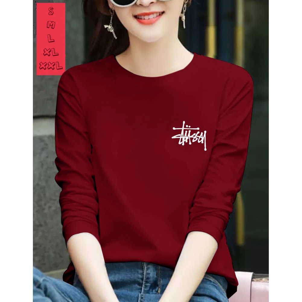 BISA COD ~ BAJU ATASAN TUSSY GIRL ~ BAJU DISTRO WANITA LENGAN PANJANG KEREN DAN KEKINIAN