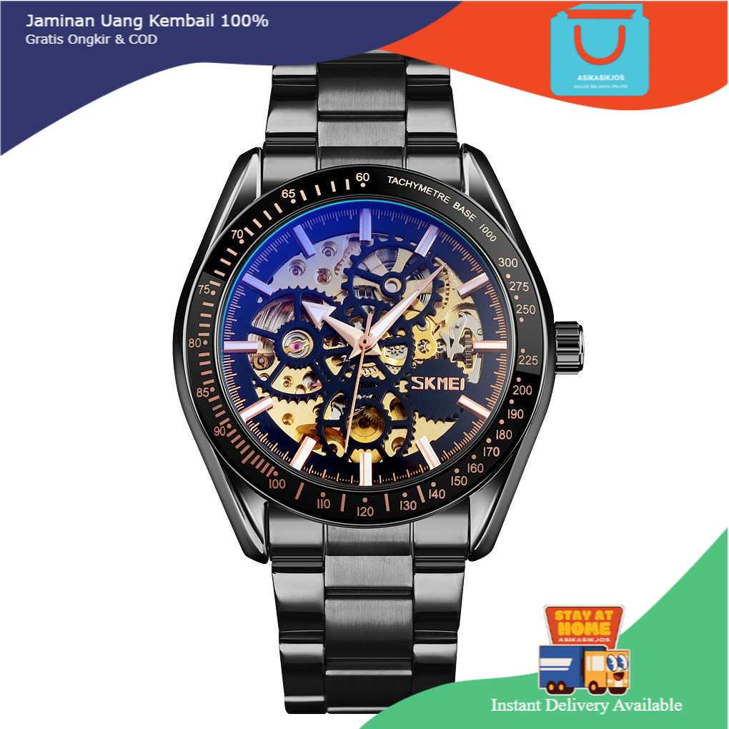SKMEI ORIGINAL Jam Tangan Mechanical Pria Automatic Movement - 9194