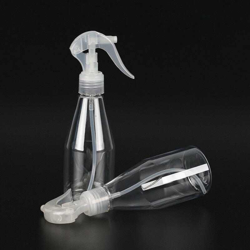 Botol Spray Transparan Multifungsi Bahan Plastik untuk Membersihkan / Menyiram Tanaman