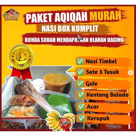 

paket aqiqah 2 domba untuk laki laki (paket hemat)