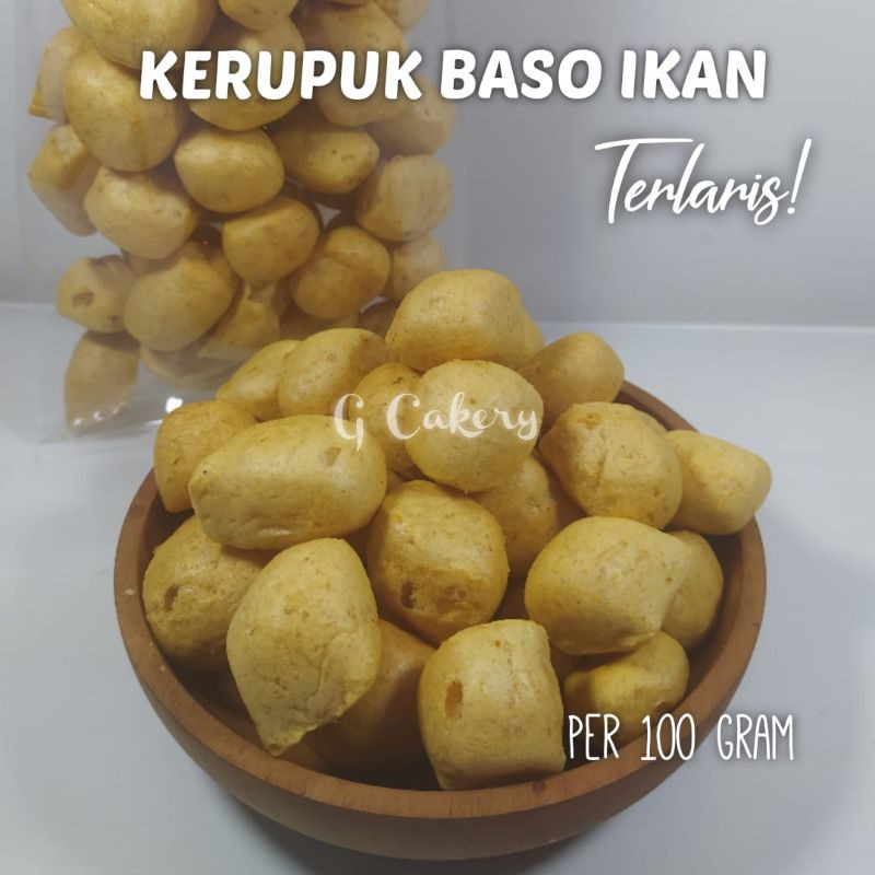 

KERUPUK BAKSO BASO IKAN TERLARIS 100gr