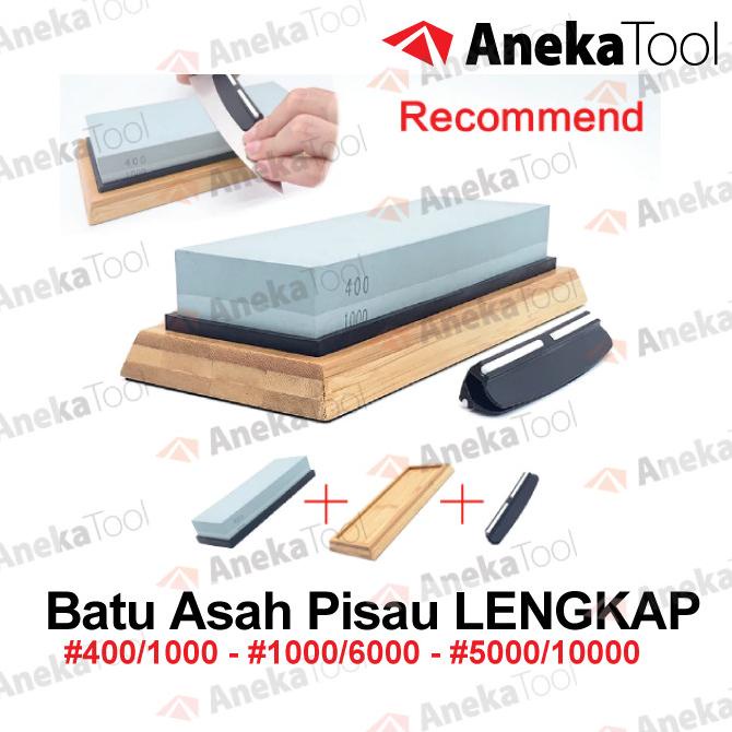 At Batu Asah #400 1000 5000 10000 Pengasah Pisau Natural Whetstone